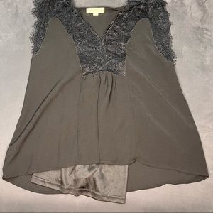 Black lace blouse